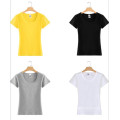 Top-Qualität billig ausgestattet Mode Baumwolle Mädchen T-Shirt